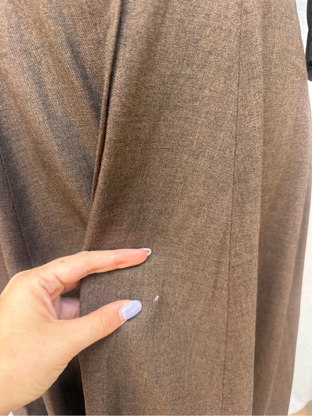 1950 Re Go fashion Brown with black velvet neckline a line dress - Picture 8 of 13